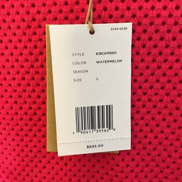 MICHAEL KORS COLLECTION Perforated Stretch-Viscose Pullover size L - Picture 5 of 8